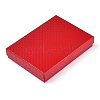 Rhombus Textured Cardboard Jewelry Boxes CBOX-T006-01D-3