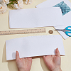 Rectangle Plastic Anti-slip Stickers for Shoe Soles AJEW-CY0002-57-3