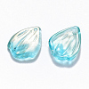 Transparent Spray Painted Glass Pendants GLAA-T016-27E-2