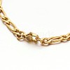 304 Stailess Steel Figaro Chain Bracelets BJEW-N280-03-2