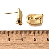 Brass Stud Earrings KK-Z092-09G-2