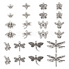  48Pcs 12 Style Tibetan Style Alloy Pendants FIND-TA0002-91-2