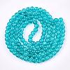 Crackle Glass Beads Strands CCG-Q001-6mm-06-2