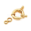 Brass Spring Ring Clasps KK-D407-01G-C-2