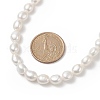 Natural Pearl Beaded Necklaces for Women NJEW-JN04107-01-5
