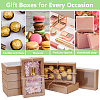 Cardboard Drawer Gift Storage Boxes with Clear Cover CON-WH0092-72C-03-6