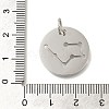 Anti-Tarnish 304 Stainless Steel Pendants STAS-M074-02D-P-3