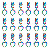 HOBBIESAY 18Pcs Zinc Alloy Zipper Puller FIND-HY0002-77-1