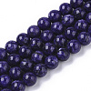Natural Quartzite Jade Beads Strands G-S150-57-8mm-1-1