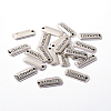 Tibetan Style Alloy Rectangle with Word Namaste Pendants TIBEP-Q043-067-RS-1