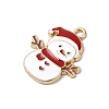 Christmas Alloy Enamel Pendants FIND-H055-17J-G01-2