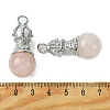 Natural Rose Quartz Pendants G-C114-04P-15-3