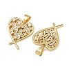 Brass Micro Pave Cubic Zirconia Pendants ZIRC-I367-12G-10-2