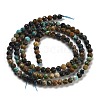 Natural Chrysocolla Beads Strands G-G140-A05-02-3