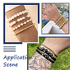 Spritewelry 6Pcs 6 Style Natural Hematite Round Beaded Stretch Bracelets Set BJEW-SW0001-01-8