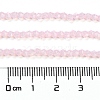 Baking Painted Transparent Glass Beads Strands DGLA-F029-J2mm-6