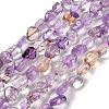 Natural Ametrine(Dyed & Heated) Beads Strands G-P497-01E-50-1