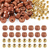 50Pcs Synthetic Goldstone Beads G-TAD0001-14-1