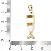 Brass Micro Pave Cubic Zirconia Pendants KK-H255-01C-G02-3