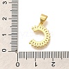 Rack Plating Brass Micro Pave Cubic Zirconia Pendants KK-L226-100G-C-3