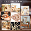 Wood Craft Sticks WOOD-WH0125-11D-6