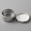 Aluminium Shallow Round Candle Tins AJEW-WH0312-59D-2