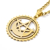 304 Stainless Steel Enamel Necklaces NJEW-Q338-10G-3