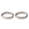 Zinc Alloy Spring Gate Rings PALLOY-C100-02P-2