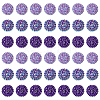 45Pcs 3 Colors Resin Rhinestone Bubblegum Ball Beads RESI-ME0001-38-1