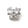Bowknot Brass Micro Pave Cubic Zirconia Beads KK-Z156-20P-04-1