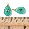 Dyed Natural White Jade Pendants G-H328-01G-A01-3
