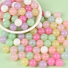 100Pcs Opaque Acrylic Beads OACR-PA0001-31A-6