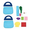 Non Woven Fabric Embroidery Needle Felt Sewing Craft of Pretty Bag Kids DIY-H140-04-2