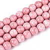 Baking Paint Glass Beads Strands DGLA-N016-10mm-02-1