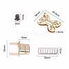 Zinc Alloy Bag Twist Lock Accessories PH-PALLOY-G233-02-2