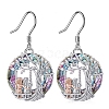 Alloy Rhinestine Earrings PW-WG02DFE-02-1