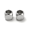 Non-Tarnish 201 Stainless Steel Cube Beads STAS-P319-11A-P-2