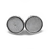 Anti-Tarnish Rhodium Plated 925 Sterling Silver Magnetic Clasps STER-L057-012P-2