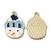 Alloy Enamel Pendants ENAM-Z001-02G-A-1