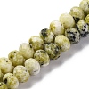 Natural Yellow Turquoise(Jasper) Beads Strands G-K380-A47-01-1