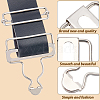 6Bags Adjustable Alloy Buckle FIND-CP0003-92B-6