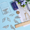 SUNNYCLUE 12Pcs 2 Style 201 Stainless Steel Pendants STAS-SC0006-46-3