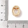 Brass Micro Pave Cubic Zirconia Beads KK-B100-073G-01-3