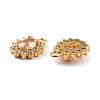 Real 18K Gold Plated Brass Micro Pave Cubic Zirconia Charms ZIRC-Z023-04F-NR-3