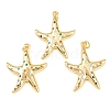 Brass Micro Pave Cubic Zirconia Pendants KK-C162-057G-02-1