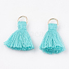 Polycotton(Polyester Cotton) Tassel Pendant Decorations X-FIND-S280-08-1