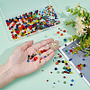 1000Pcs Faceted Rondelle Transparent Glass Beads GLAA-SP0001-28-3