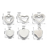 201 Stainless Steel Charms STAS-R118-04-2