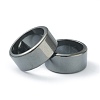 Non-Magnetic Synthetic Hematite Plain Band Rings RJEW-J072-02B-1