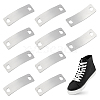 Unicraftale 10Pcs 304 Stainless Steel Shoelace Charms STAS-UN0057-55-1